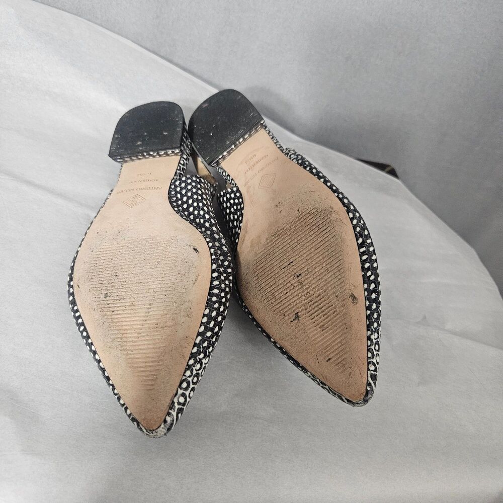 Antonio Melani Italian Leather Charpay Snakeprint Slingback Sandals Leather 6.5 - Picture 5 of 7